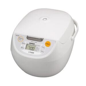 Tiger 5.5-Cup Micom Rice Cooker and Warmer, Nonstick, Japanese, White NEW In Box